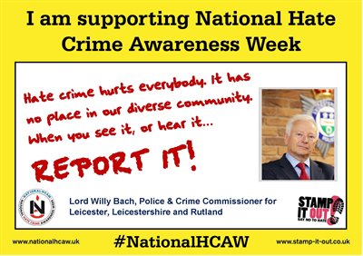 LWB Hate Crime pledge board