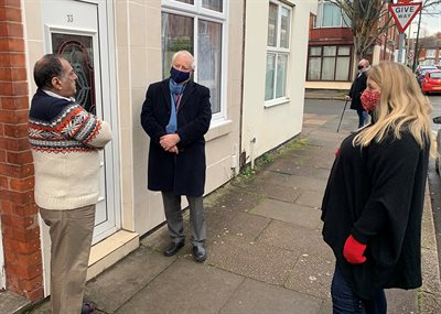 Lord Bach and Cllr Russell discuss crime and safety issues