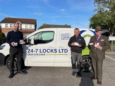 Cllr Andrew Woodman-24-7 Locks and the Commissioner