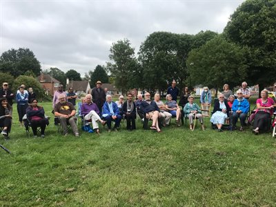 Residents at the Downing Drive Public Meeting