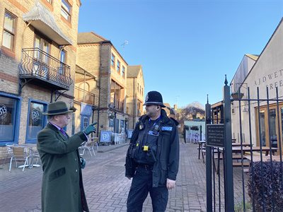 RM with Officer in Oakham