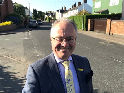 Commissioner on Main Street Broughton Astley