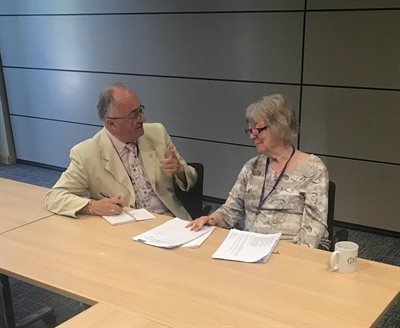 Meeting Cllr Pat Cumbers Chair of Melton CSP