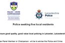 Police Seek Members of the Public for Panel