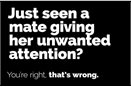 New campaign encourages men to step up to the mark and reject harassment