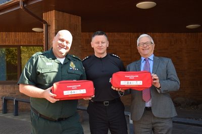 Lee Bentnall EMAS, Chief Inspector Steffan Shellard, Lord Willy Bach