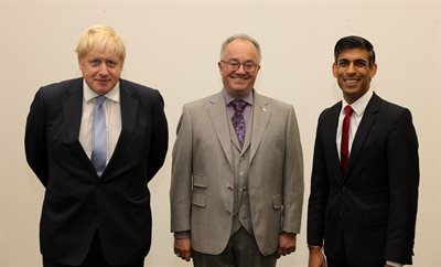Boris Johnson Rupert Matthews and Rishi Sunak