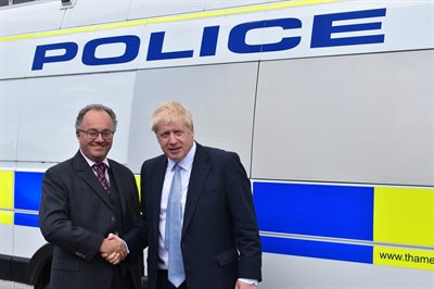 Rupert Matthews and Boris Johnson