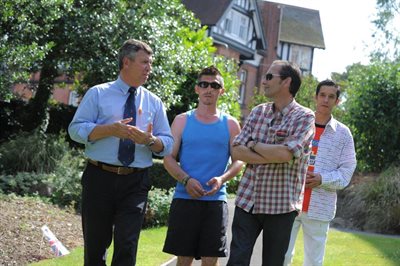 Sir Clive Loader visit to Heathfield House